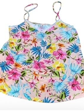 Cozy‎ Rozy cami NEW pj top spaghetti strap floral lace